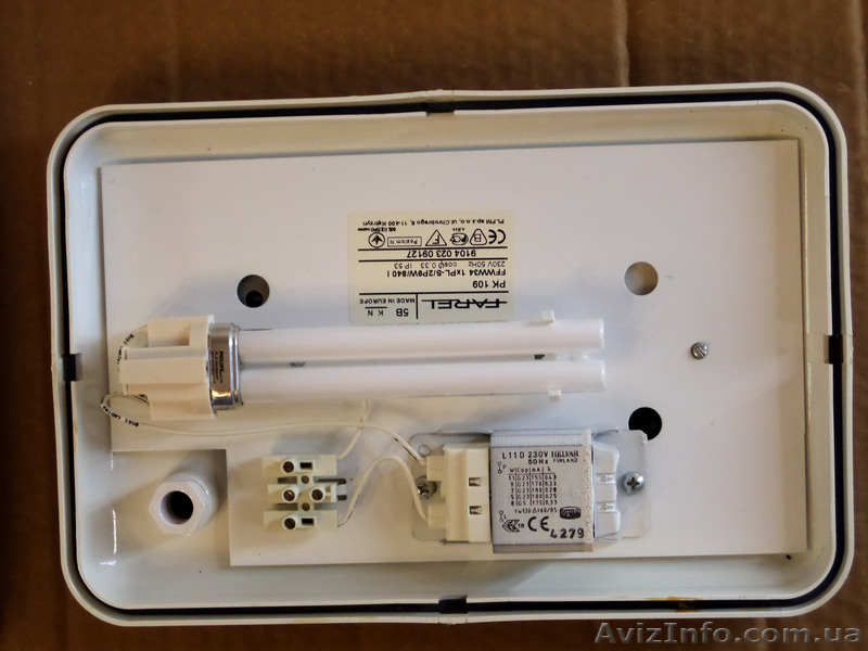 Светильник FAREL PK-109 1x11w IP53 c лампой - <ro>Изображение</ro><ru>Изображение</ru> #3, <ru>Объявление</ru> #1155132