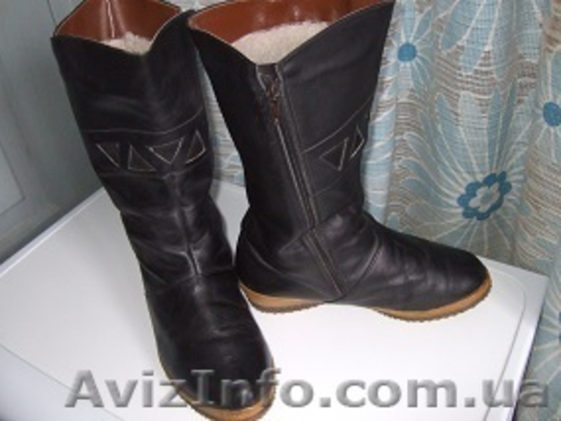 Сапоги кожаные женские 37 размер - <ro>Изображение</ro><ru>Изображение</ru> #3, <ru>Объявление</ru> #1186394