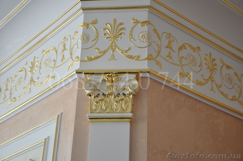 Позолота интерьеров. Позолота (золочение) сусальным золотом, серебром и поталью  - <ro>Изображение</ro><ru>Изображение</ru> #6, <ru>Объявление</ru> #1207050