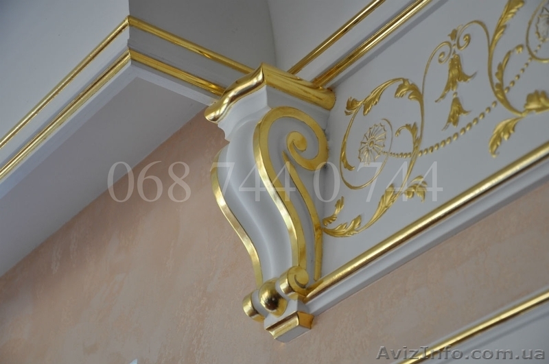 Позолота интерьеров. Позолота (золочение) сусальным золотом, серебром и поталью  - <ro>Изображение</ro><ru>Изображение</ru> #7, <ru>Объявление</ru> #1207050