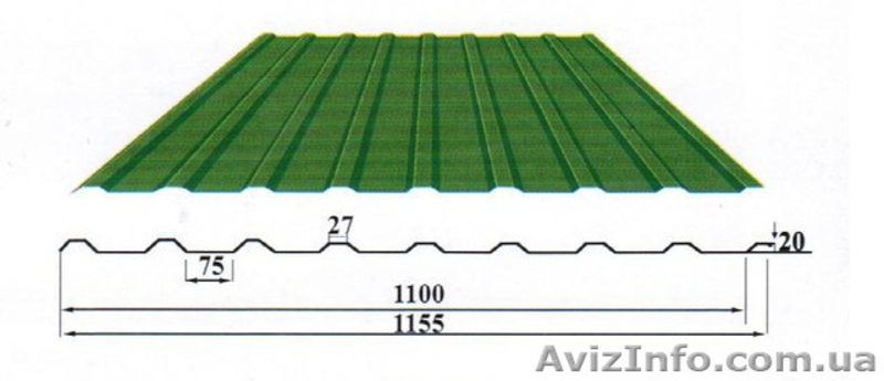Профнастил кровельный и облицовочный от производителя - <ro>Изображение</ro><ru>Изображение</ru> #3, <ru>Объявление</ru> #1262879