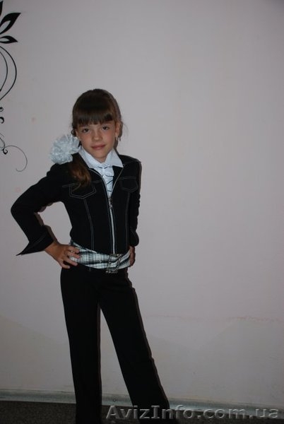 Оригинальный школьный костюм для девочек, состоящий из 5 единиц: 1. Жа - <ro>Изображение</ro><ru>Изображение</ru> #3, <ru>Объявление</ru> #1294536