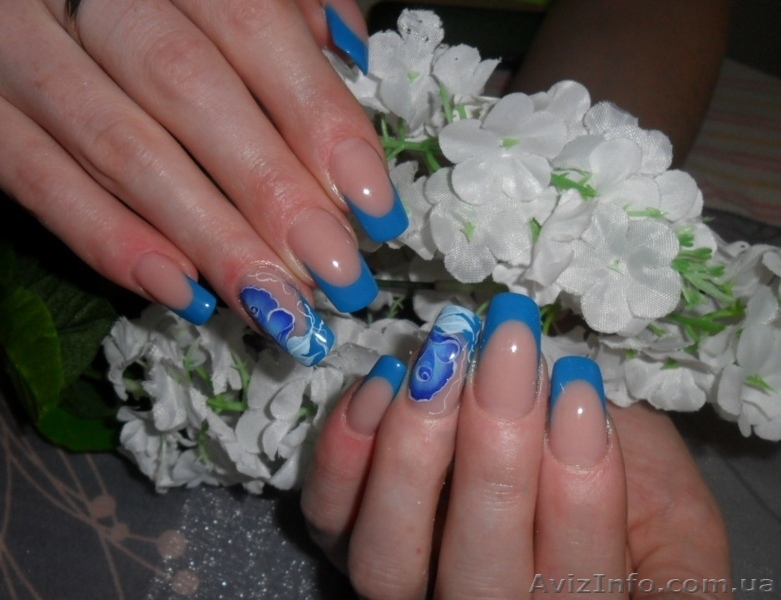  Коррекция ногтей акрилом, наращивание, худ.роспись, маникюр. - <ro>Изображение</ro><ru>Изображение</ru> #7, <ru>Объявление</ru> #1326328