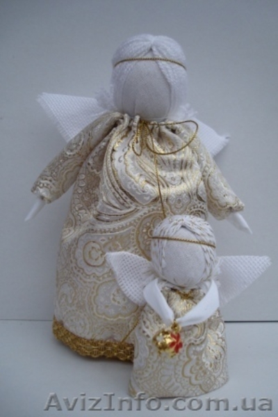 Новогодние Ангелочки. Пара оберегов для друзей и близких.Мотанка. - <ro>Изображение</ro><ru>Изображение</ru> #3, <ru>Объявление</ru> #1344349