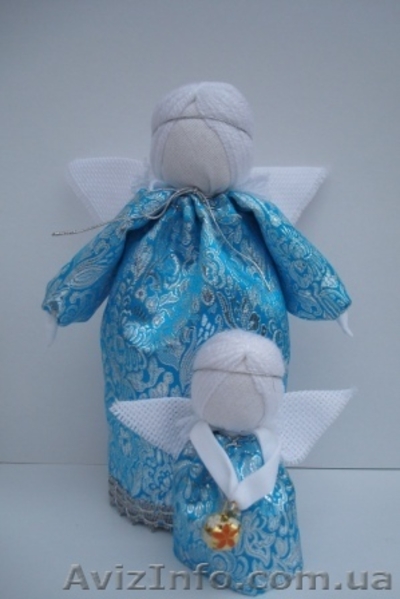 Новогодние Ангелочки. Пара оберегов для друзей и близких.Мотанка. - <ro>Изображение</ro><ru>Изображение</ru> #4, <ru>Объявление</ru> #1344349