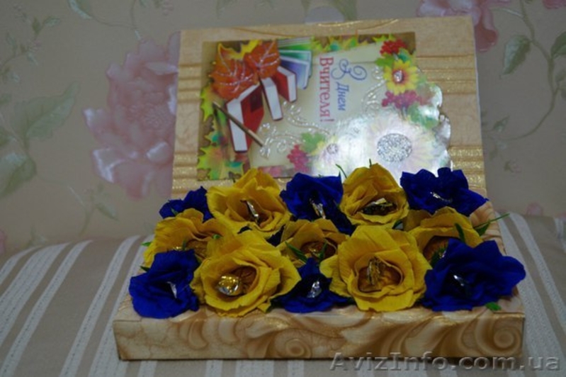 подарки из конфет в Днепропетровске - <ro>Изображение</ro><ru>Изображение</ru> #3, <ru>Объявление</ru> #1348704