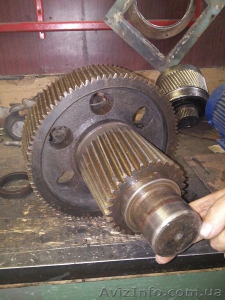 Вал-шестерни и шестерни редуктора грануляторов ОГМ 1,5 ОГМ 0,8    - <ro>Изображение</ro><ru>Изображение</ru> #9, <ru>Объявление</ru> #1369038