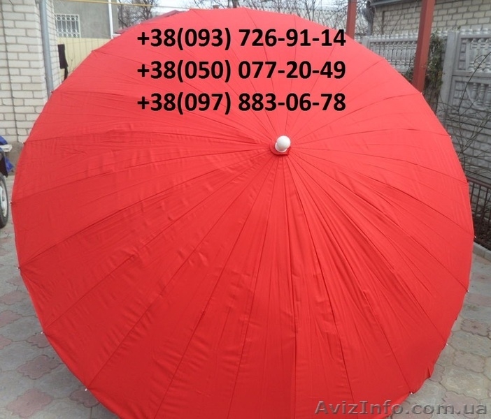 Зонт 24 спицы круглый - <ro>Изображение</ro><ru>Изображение</ru> #3, <ru>Объявление</ru> #1402855