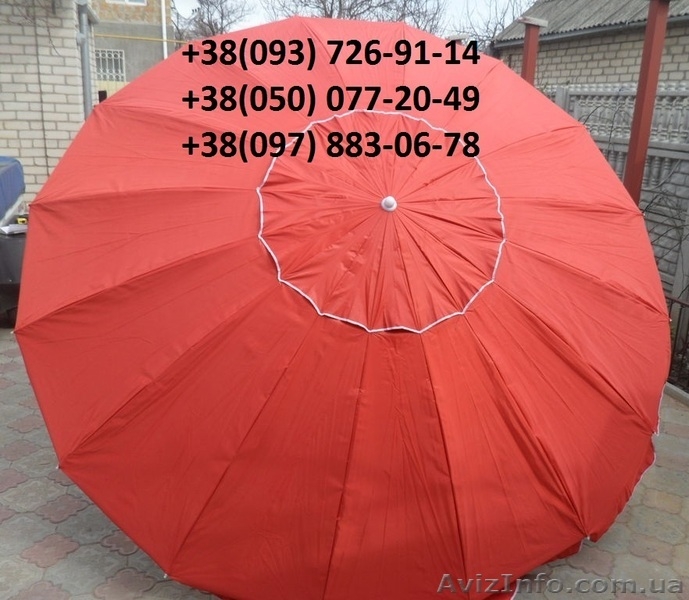 Зонт торговый 16 спиц  - <ro>Изображение</ro><ru>Изображение</ru> #4, <ru>Объявление</ru> #1402854