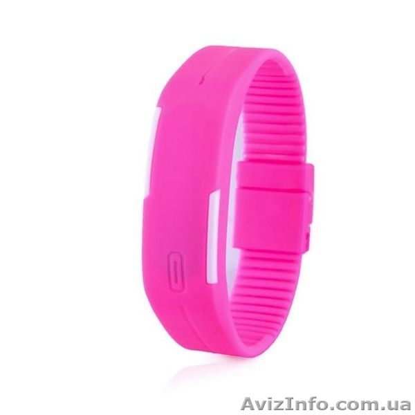 Стильные силиконовые LED часы для молодежи по 100 гривен!  - <ro>Изображение</ro><ru>Изображение</ru> #3, <ru>Объявление</ru> #1454932