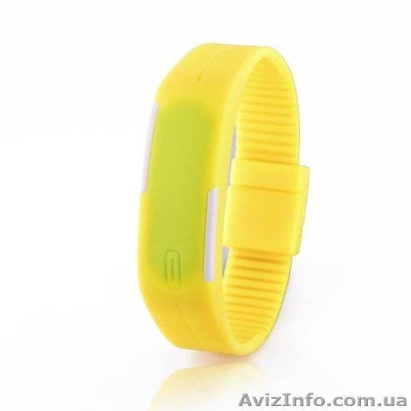 Стильные силиконовые LED часы для молодежи по 100 гривен!  - <ro>Изображение</ro><ru>Изображение</ru> #4, <ru>Объявление</ru> #1454932