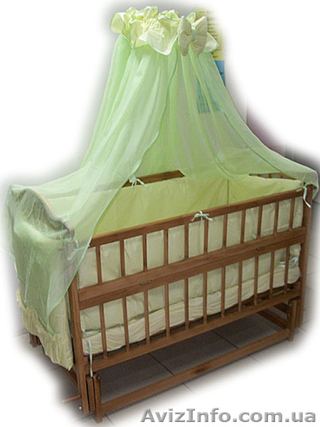 Акция! Комплект для сна! Кроватка маятник+ матрас + постель. Новое - <ro>Изображение</ro><ru>Изображение</ru> #5, <ru>Объявление</ru> #1457523