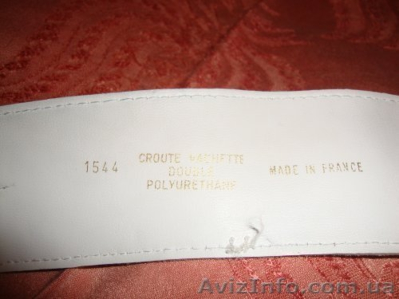 Продам ремень кожаный светло-голубой - <ro>Изображение</ro><ru>Изображение</ru> #3, <ru>Объявление</ru> #1498909