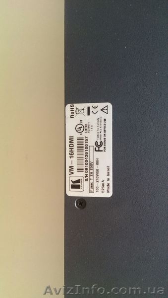 Kramer (Крамер) VM-8HDMI усилитель-распределитель для сигнала HDMI - <ro>Изображение</ro><ru>Изображение</ru> #4, <ru>Объявление</ru> #1532790