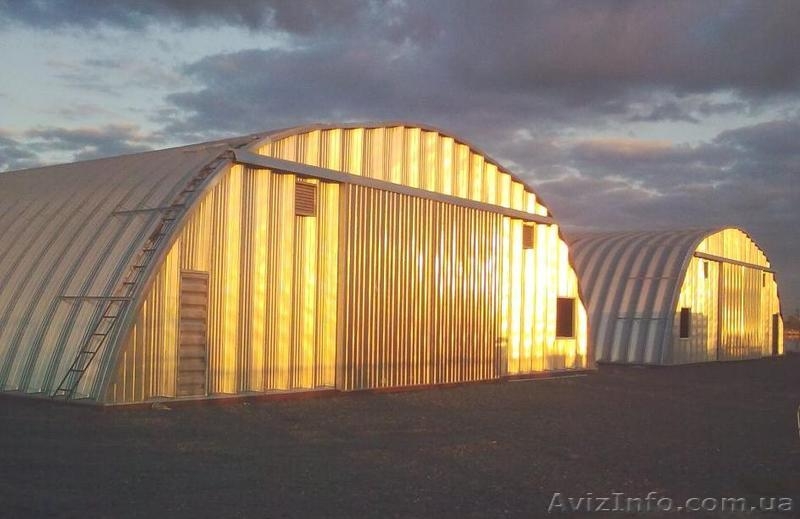 Стальные арочные ангары сборно-разборные  - <ro>Изображение</ro><ru>Изображение</ru> #3, <ru>Объявление</ru> #1605820