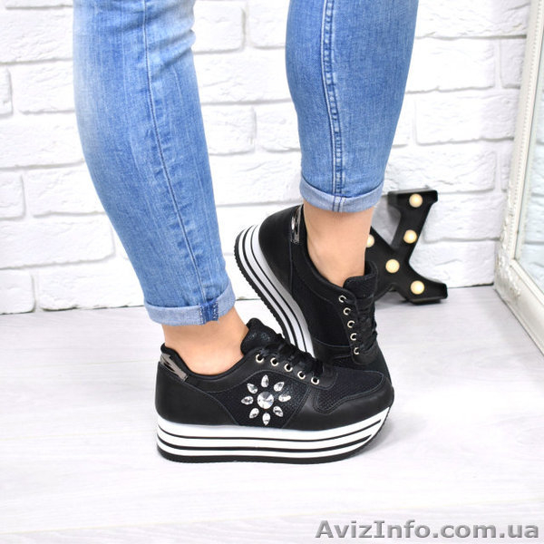Кроссовки женские Stars черные (bashmak.club) - <ro>Изображение</ro><ru>Изображение</ru> #5, <ru>Объявление</ru> #1616198