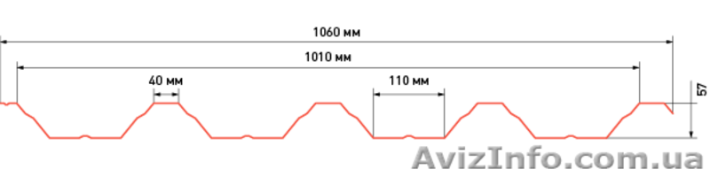 ТОВ ВКФ “ДАХ СЕРВІС” пропонує високе металопрофілювання власного виробництва - <ro>Изображение</ro><ru>Изображение</ru> #6, <ru>Объявление</ru> #1618869