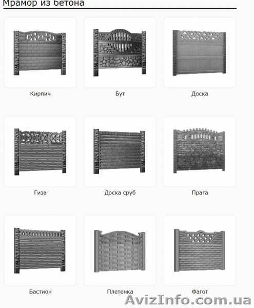 Заборы из бетона. Еврозаборы Кривой Рог - <ro>Изображение</ro><ru>Изображение</ru> #3, <ru>Объявление</ru> #1625302