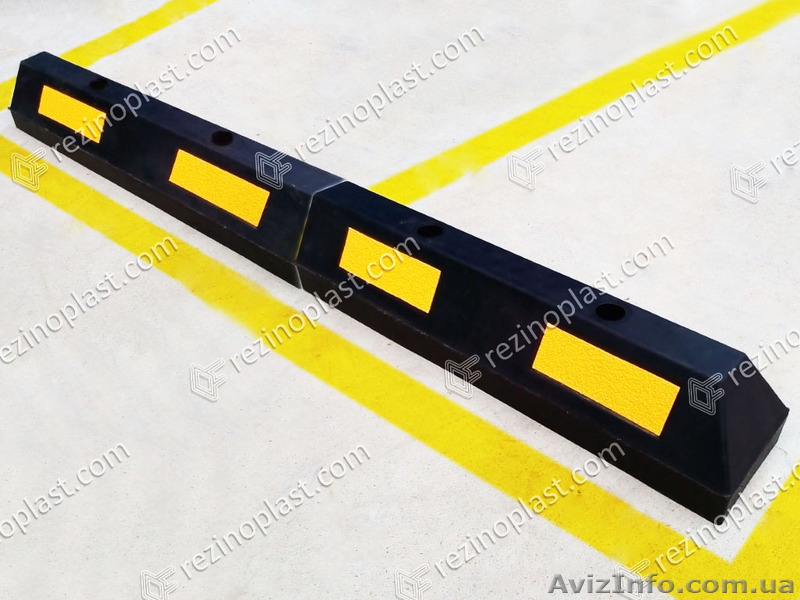 Колесоотбойник резиновый, парковочный (610х145х120мм) - <ro>Изображение</ro><ru>Изображение</ru> #4, <ru>Объявление</ru> #1637848