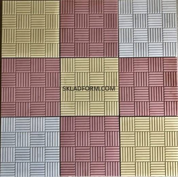 Формы для тротуарной плитки квадрат Шоколадка - <ro>Изображение</ro><ru>Изображение</ru> #3, <ru>Объявление</ru> #1644848