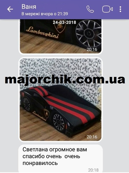 Кровать машина Элит с матрасом + подушка в ПОДАРОК + доставка БЕСПЛАТНАЯ - <ro>Изображение</ro><ru>Изображение</ru> #4, <ru>Объявление</ru> #1682588