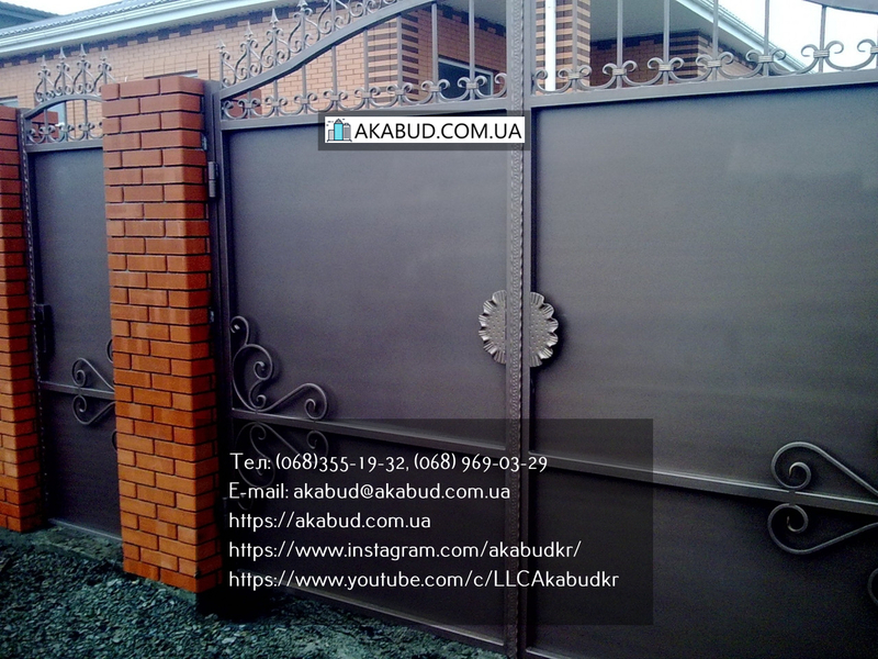 Кованые распашные ворота - <ro>Изображение</ro><ru>Изображение</ru> #6, <ru>Объявление</ru> #1708664