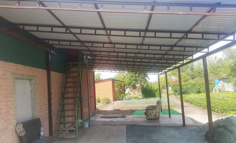 Ворота из профнастила. Откатные ворота. Навес, козырек. ЖБИ изделия - <ro>Изображение</ro><ru>Изображение</ru> #3, <ru>Объявление</ru> #1725481