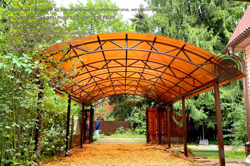 Любые виды навесов из профнастила и металлочерепицы   - <ro>Изображение</ro><ru>Изображение</ru> #3, <ru>Объявление</ru> #1729925