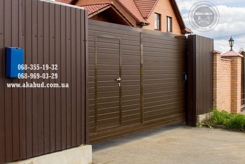 Розпашні ворота, відкатні ворота, навіси, хвіртки, козирки, балконні огорожі, па - <ro>Изображение</ro><ru>Изображение</ru> #4, <ru>Объявление</ru> #1737811