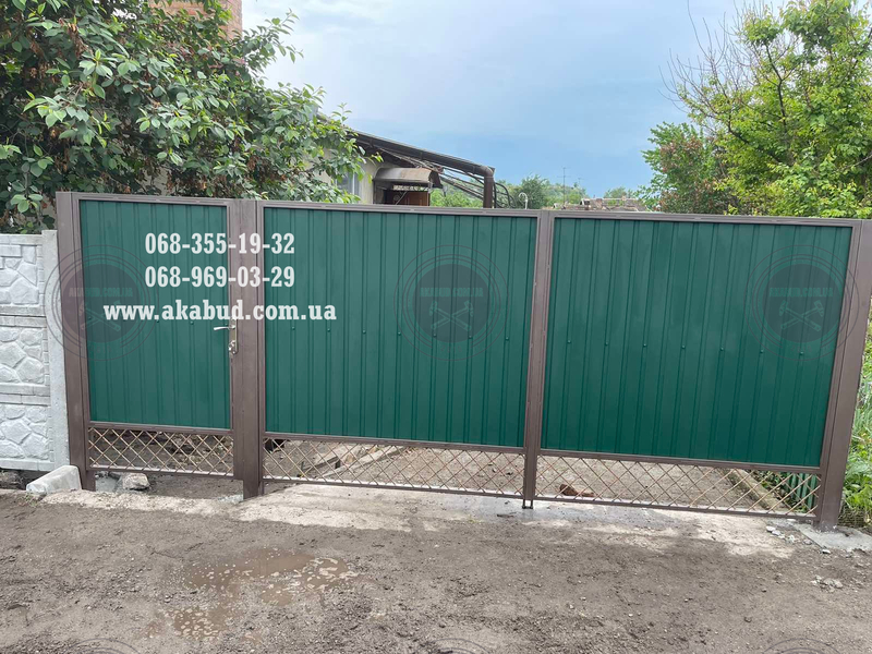 Розпашні ворота, відкатні ворота, навіси, козирки, балконні огорожі, паркани з п - <ro>Изображение</ro><ru>Изображение</ru> #3, <ru>Объявление</ru> #1737353