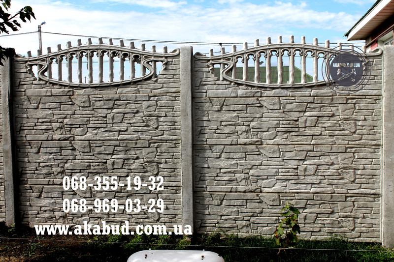 Бетонний паркан, тротуарна плитка, бордюри, водостоки. Паркани бетонні наборні - <ro>Изображение</ro><ru>Изображение</ru> #6, <ru>Объявление</ru> #1738008