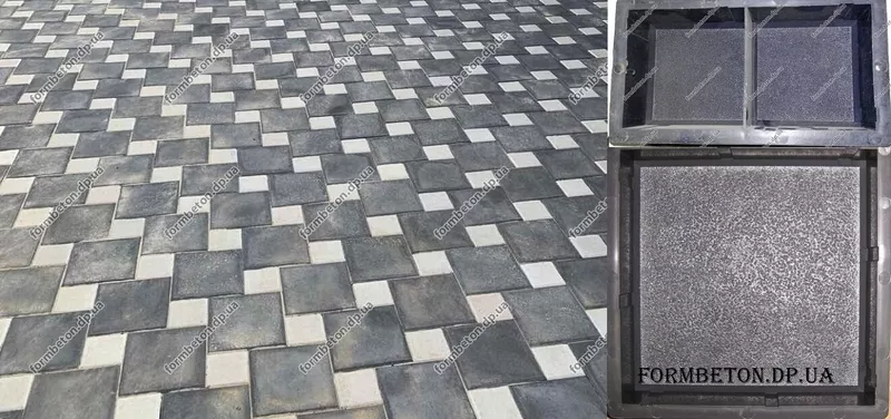 Формы для тротуарной плитки Кирпич дорожный шагрень 6 см - <ro>Изображение</ro><ru>Изображение</ru> #5, <ru>Объявление</ru> #1644888