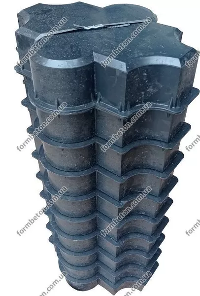 Форма для тротуарной плитки Клевер гладкий 4,5 см - <ro>Изображение</ro><ru>Изображение</ru> #7, <ru>Объявление</ru> #1644868