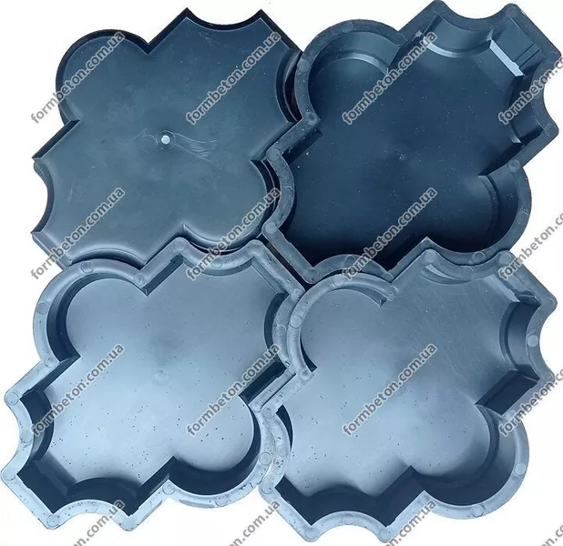 Форма для тротуарной плитки Клевер гладкий 4,5 см - <ro>Изображение</ro><ru>Изображение</ru> #5, <ru>Объявление</ru> #1644868