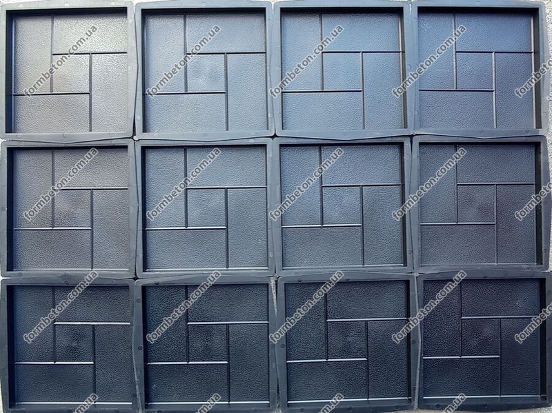 Формы для тротуарной плитки квадрат Кирпич - <ro>Изображение</ro><ru>Изображение</ru> #3, <ru>Объявление</ru> #1644849