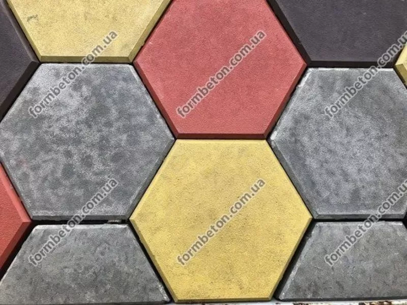 Формы для тротуарной плитки Шестигранник шагрень - <ro>Изображение</ro><ru>Изображение</ru> #4, <ru>Объявление</ru> #1644892