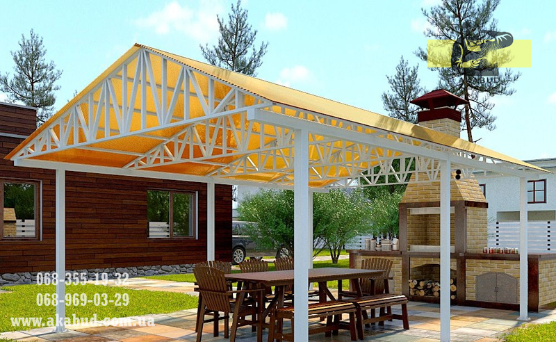 Навес для автомобиля. Навес для авто. Распашные ворота - <ro>Изображение</ro><ru>Изображение</ru> #4, <ru>Объявление</ru> #1742898