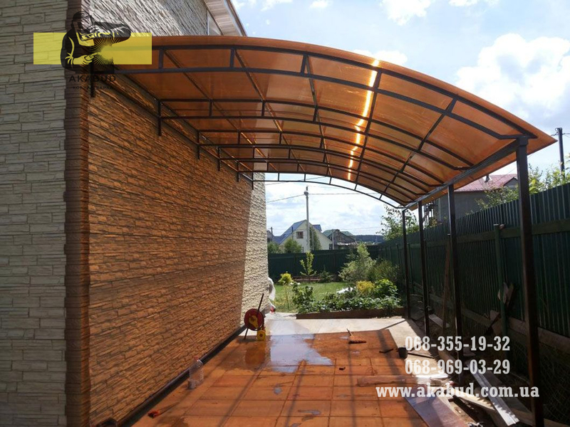 Распашные ворота. Навес из металлочерепицы. Ворота откатные. Перила - <ro>Изображение</ro><ru>Изображение</ru> #3, <ru>Объявление</ru> #1743626