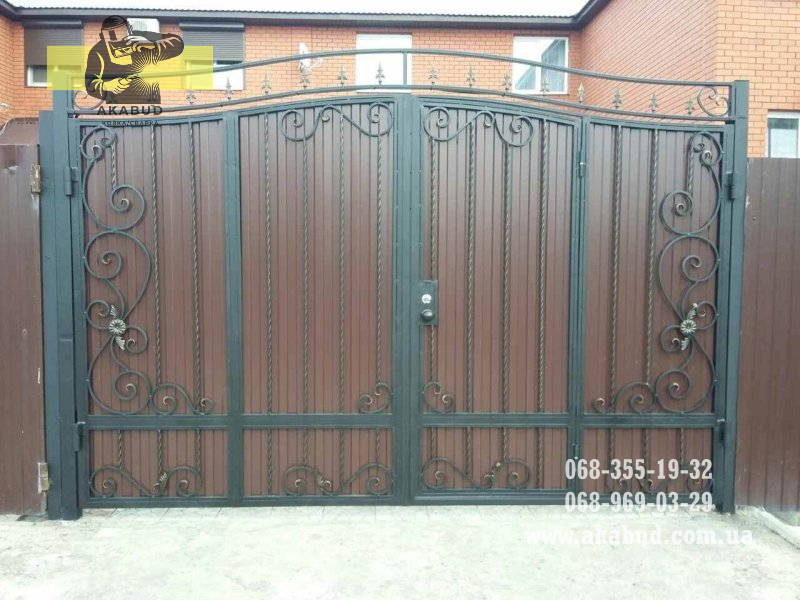 Простые ворота: распашные, откатные. Навесы, перила, решетки - <ro>Изображение</ro><ru>Изображение</ru> #3, <ru>Объявление</ru> #1744118