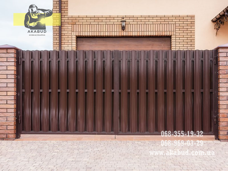 Прості ворота: розпашні, відкатні. Навіси, перила, грати - <ro>Изображение</ro><ru>Изображение</ru> #4, <ru>Объявление</ru> #1744119