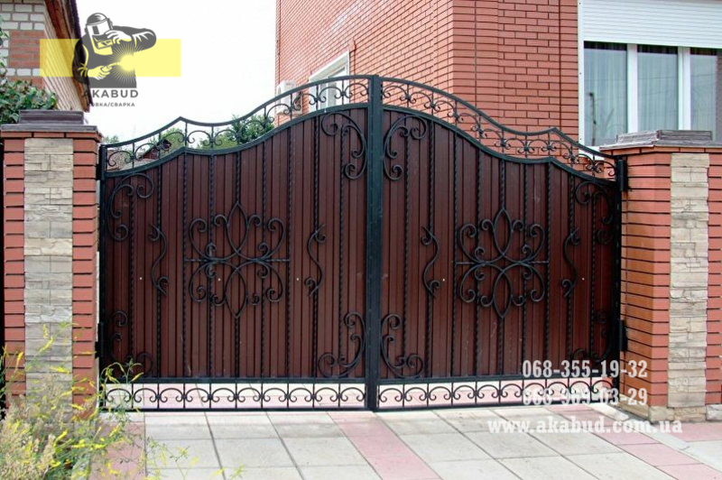 Прості ворота: розпашні, відкатні. Навіси, перила, грати - <ro>Изображение</ro><ru>Изображение</ru> #6, <ru>Объявление</ru> #1744119