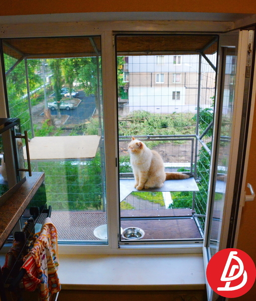 Вольєр для кішок на вікно. "Броневик" Дніпро. - <ro>Изображение</ro><ru>Изображение</ru> #6, <ru>Объявление</ru> #1744690