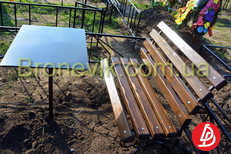 Стіл на цвинтарі з модрини. - <ro>Изображение</ro><ru>Изображение</ru> #6, <ru>Объявление</ru> #1744689