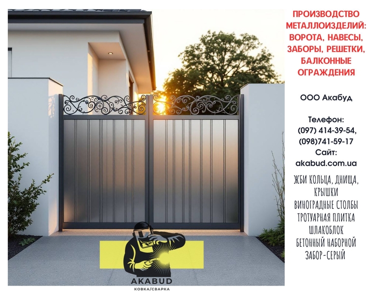 Заборы из профлиста, навесы, ворота откатные и распашные - <ro>Изображение</ro><ru>Изображение</ru> #9, <ru>Объявление</ru> #1748335