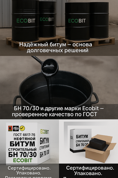 БН 70/30 Ecobit ГОСТ 6617-76 битум строительный - <ro>Изображение</ro><ru>Изображение</ru> #3, <ru>Объявление</ru> #1750137