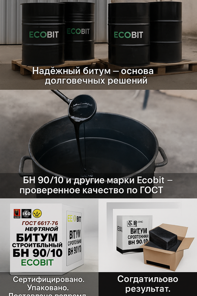 БН 90/10 Ecobit ГОСТ 6617-76 битум строительный - <ro>Изображение</ro><ru>Изображение</ru> #3, <ru>Объявление</ru> #1750138