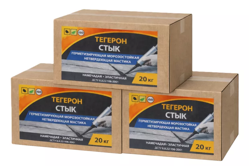 Тегерон Стык Экобит ящик 5 кг герметизирующая морозостойкая нетвердеющая мастика - <ro>Изображение</ro><ru>Изображение</ru> #2, <ru>Объявление</ru> #1752384