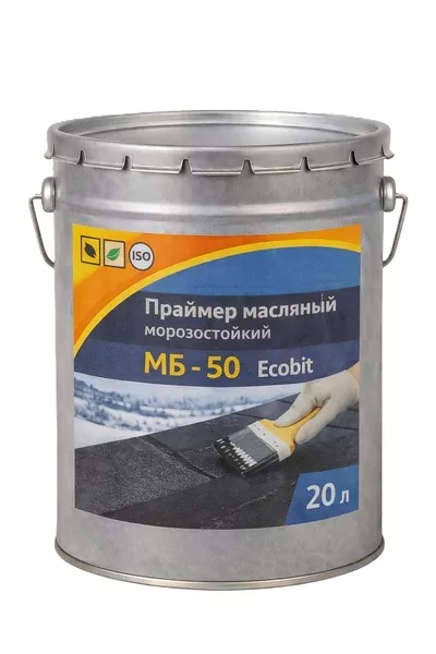 Праймер морозостойкий битумно-масляный МБ-50 Ecobit ведро 20,0 л  - <ro>Изображение</ro><ru>Изображение</ru> #1, <ru>Объявление</ru> #1752425
