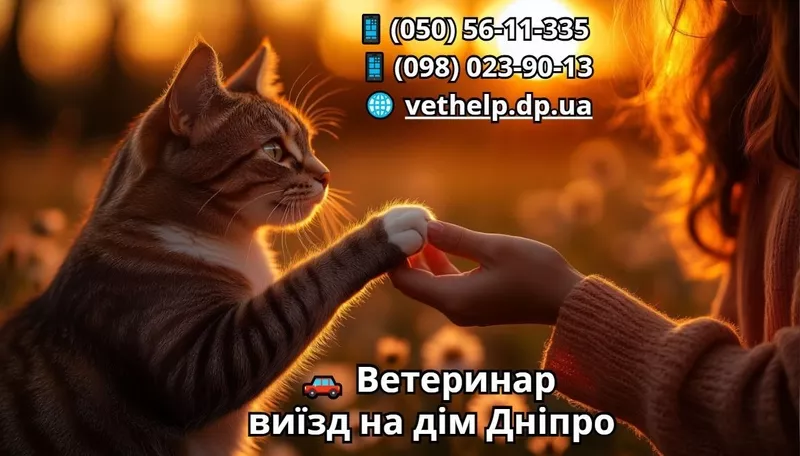 Ветеринар на дом Днепр, кошка упала с высоты что делать - <ro>Изображение</ro><ru>Изображение</ru> #1, <ru>Объявление</ru> #1752752