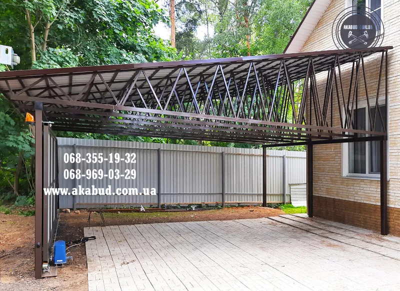 Навесы для авто и современные гаражи под ключ в Кривом Роге - <ro>Изображение</ro><ru>Изображение</ru> #1, <ru>Объявление</ru> #1752924